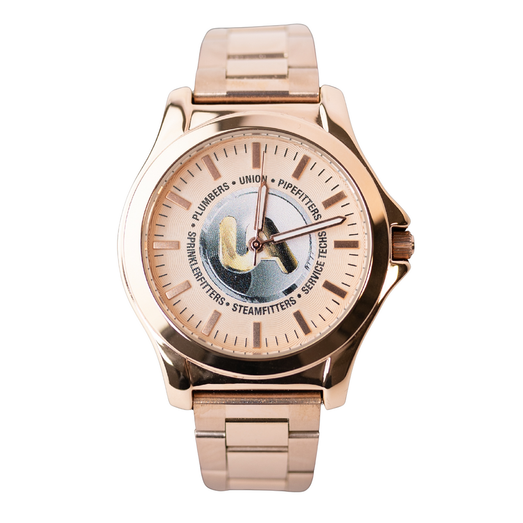 American Time Men’s Copper Dial Watch